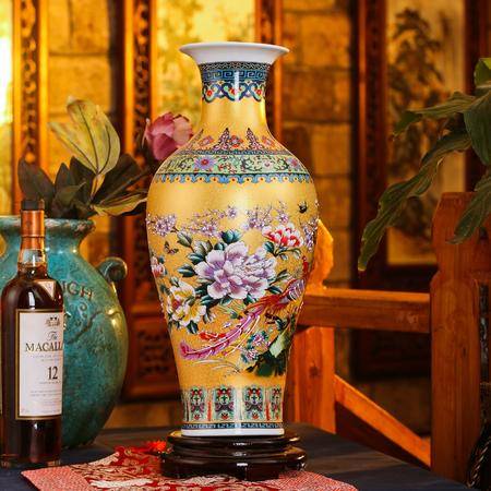 景德鎮陶瓷器臺面花瓶擺件 仿古琺瑯彩工藝品家居飾品圖片大全 郵樂官方網站